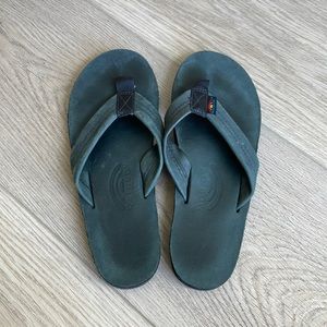 Rainbow 1" Strap Flip Flops, Ladies Medium (6.5-7.5)